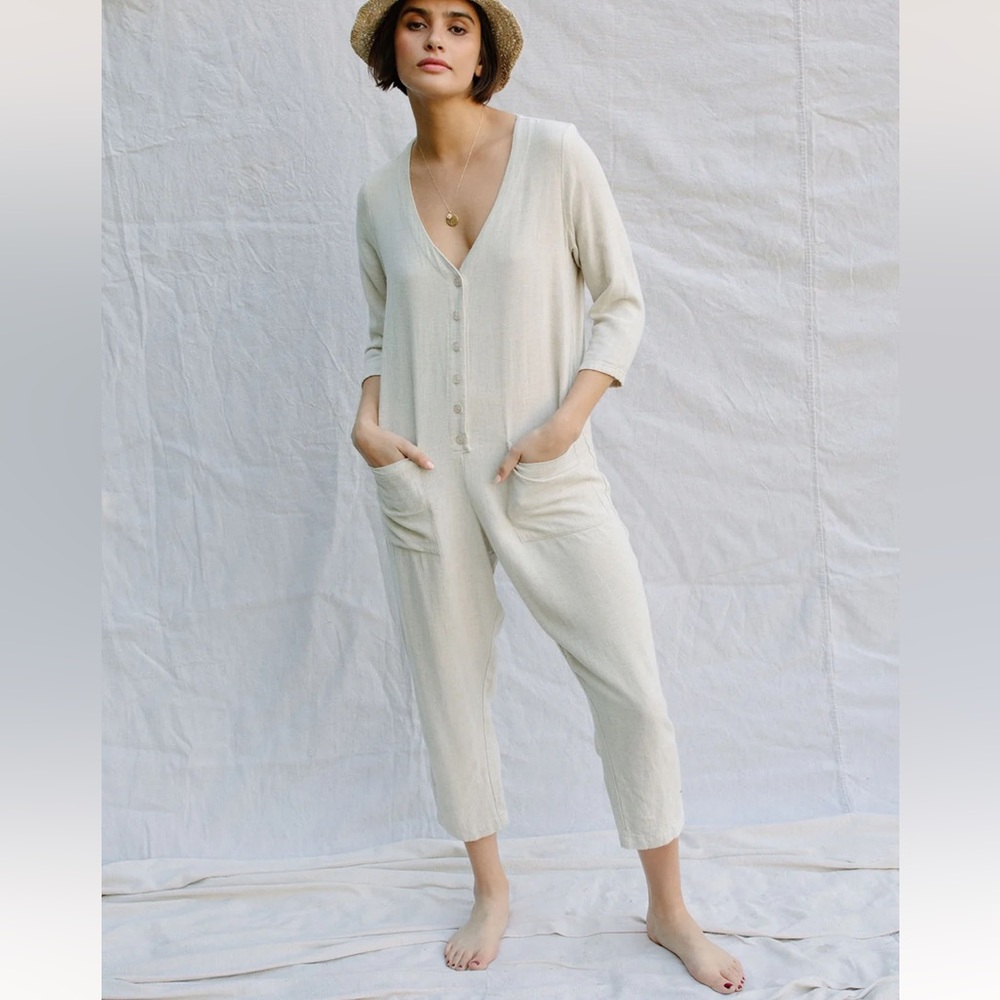 Rachel Pally Linen Troy Jumpsuit